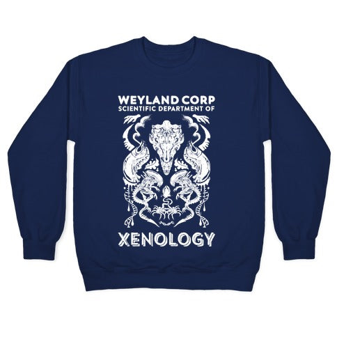 Weyland Corp Scientific Department Of Xenology Crewneck Sweatshirt